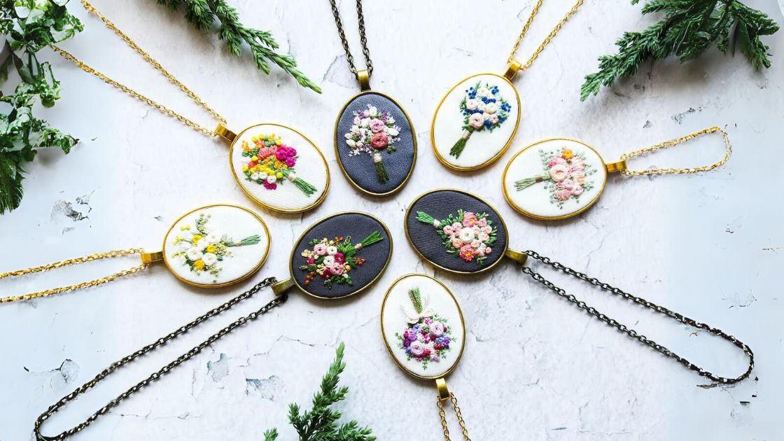 How To Create An Embroidered Necklace: A Unique Gift Guide